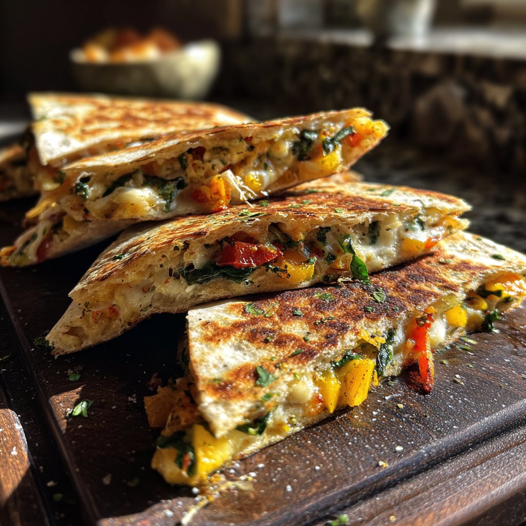 Mini Veggie Quesadillas