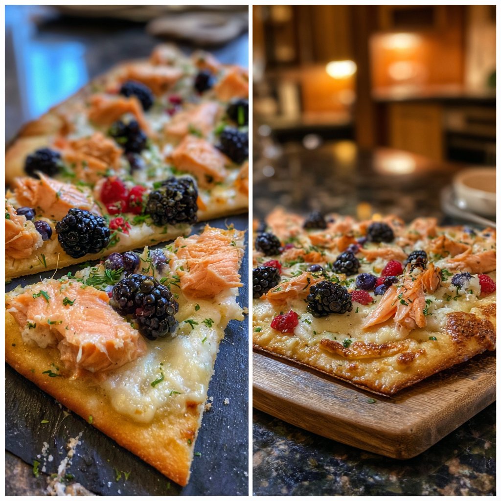 Berry Delicious Salmon Pizza
