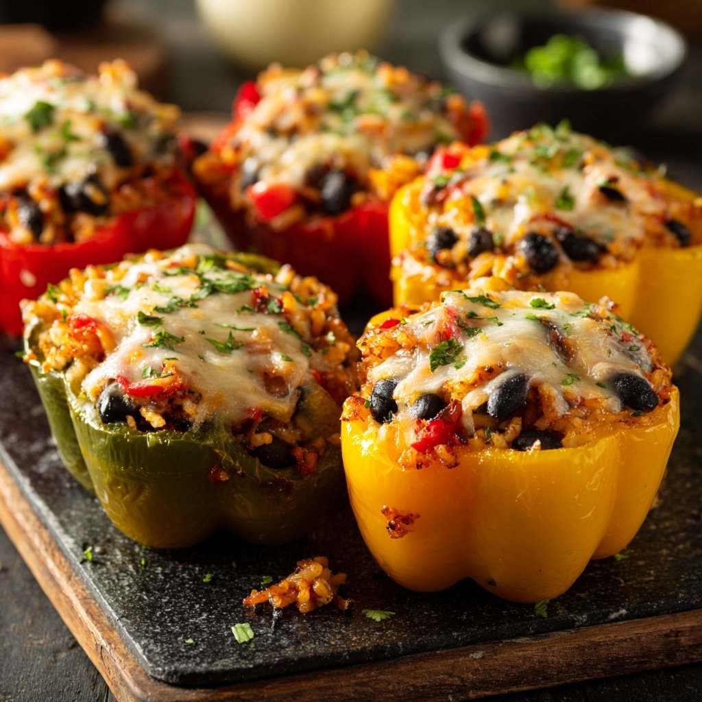 Stuffed Bell Pepper Cups