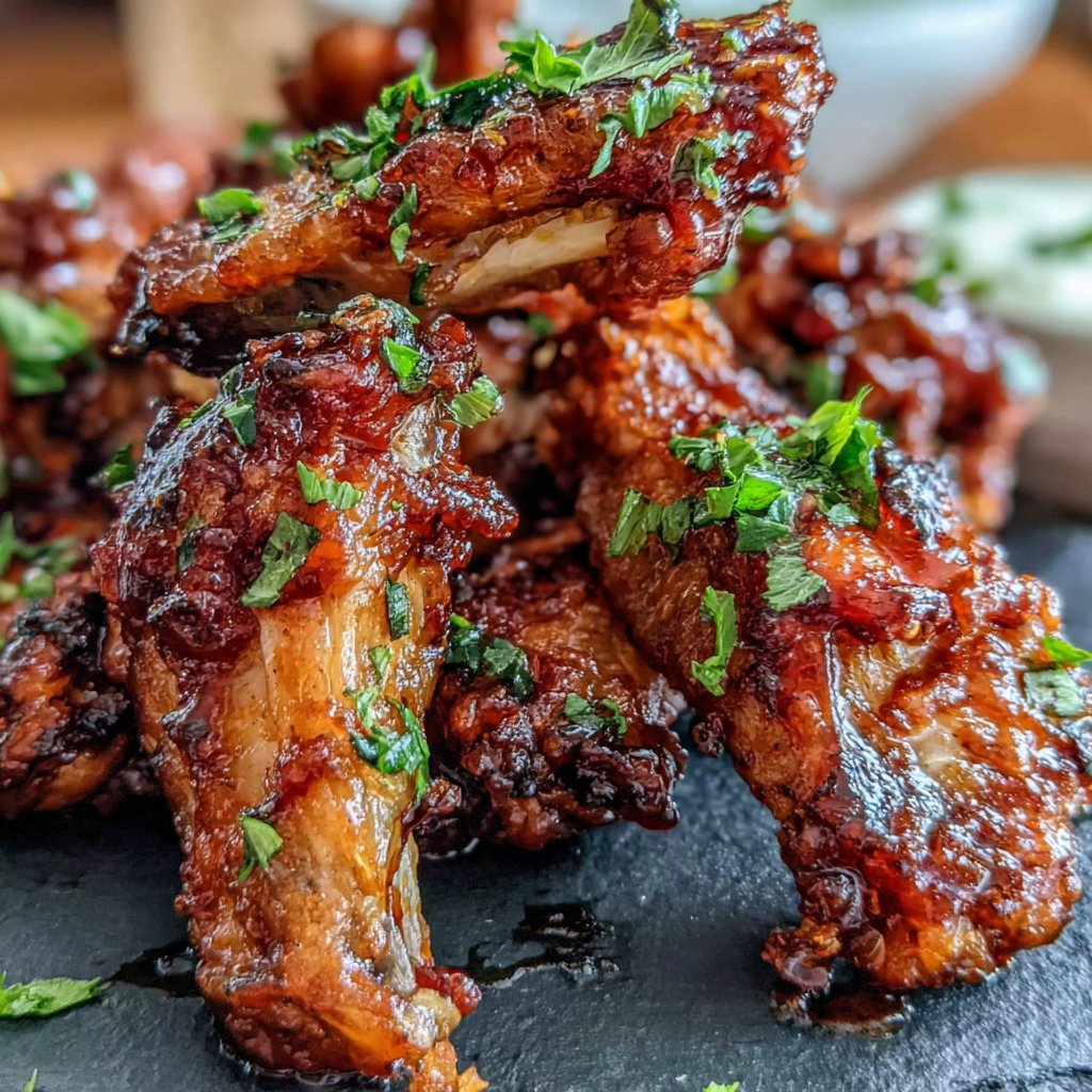Honey Sriracha Chicken Wings