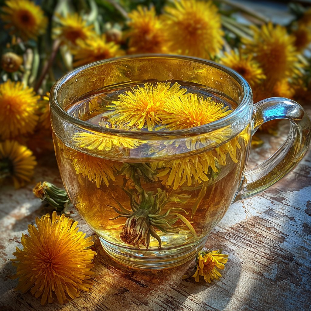 Sweet Dandelion Floral Tea