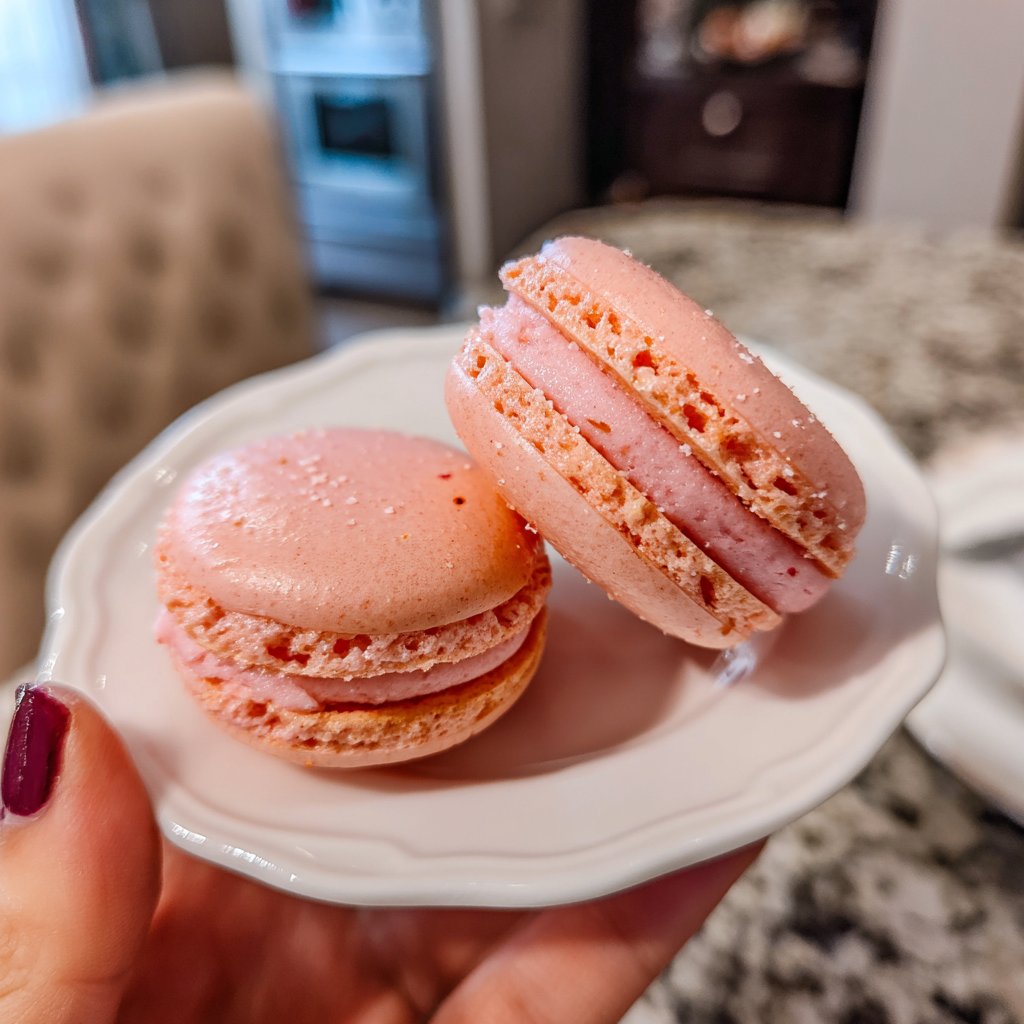 Gourmet Strawberry Macarons