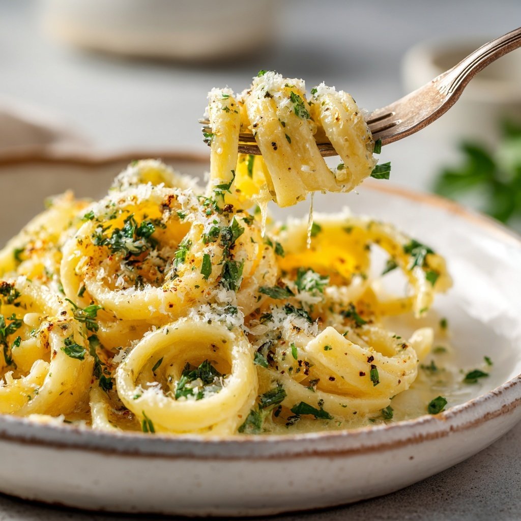Quick Garlic Butter Pasta