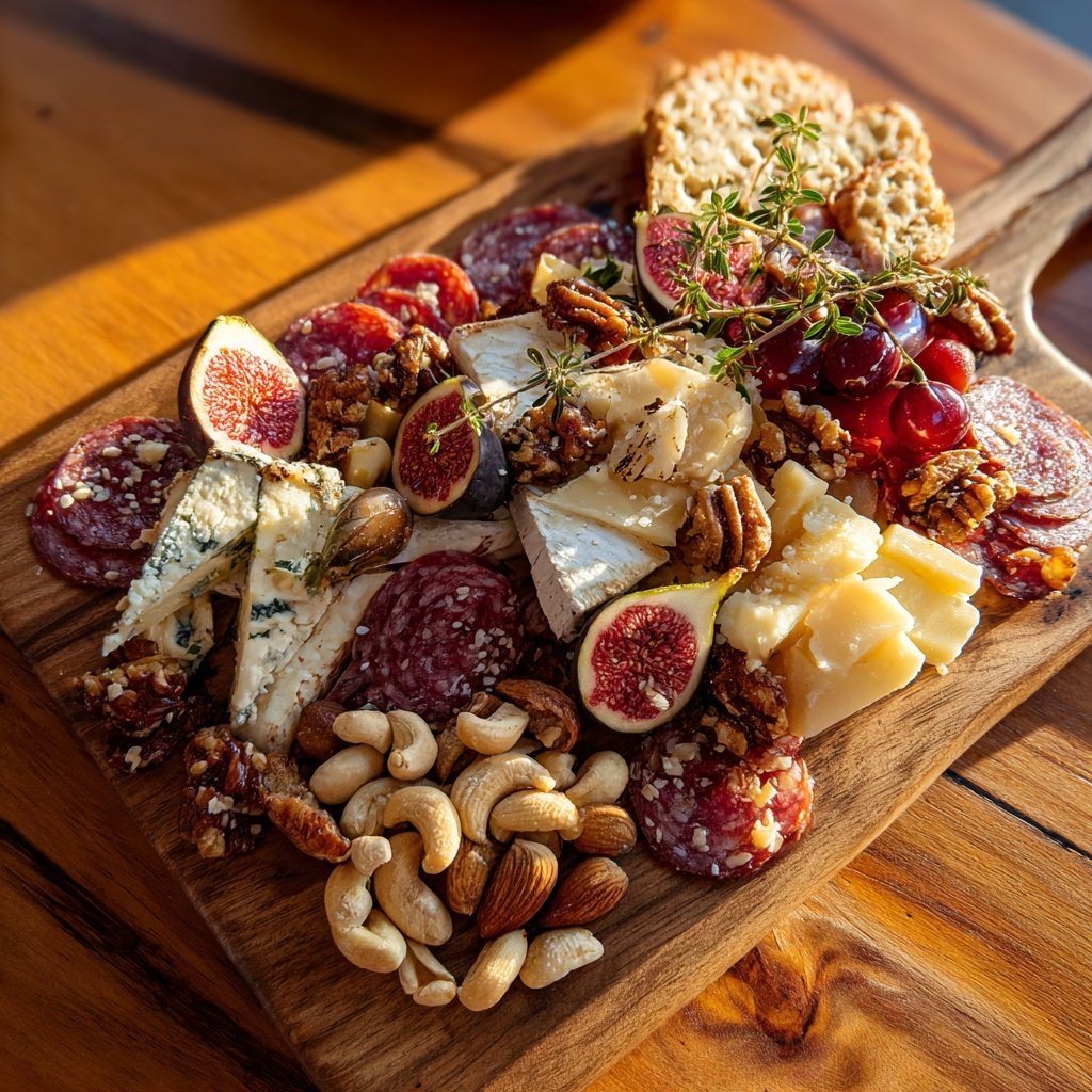 Sweet and Savory Charcuterie Board