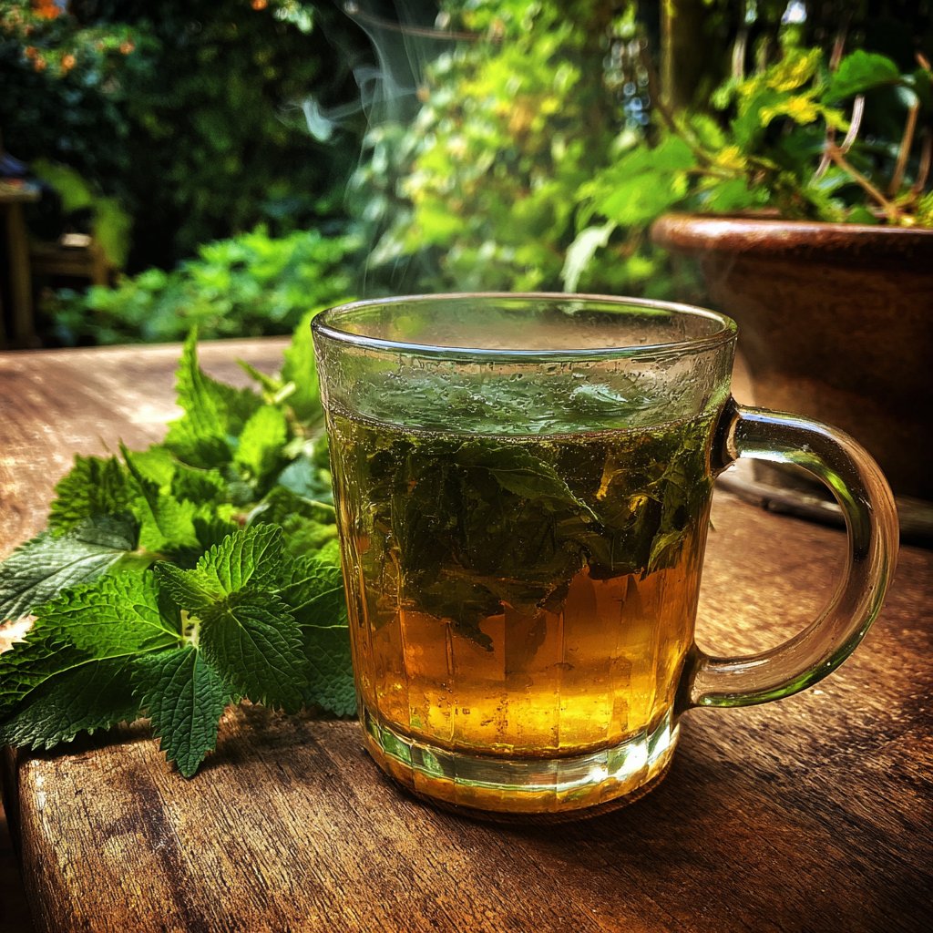 Invigorating Dandelion and Mint Tea