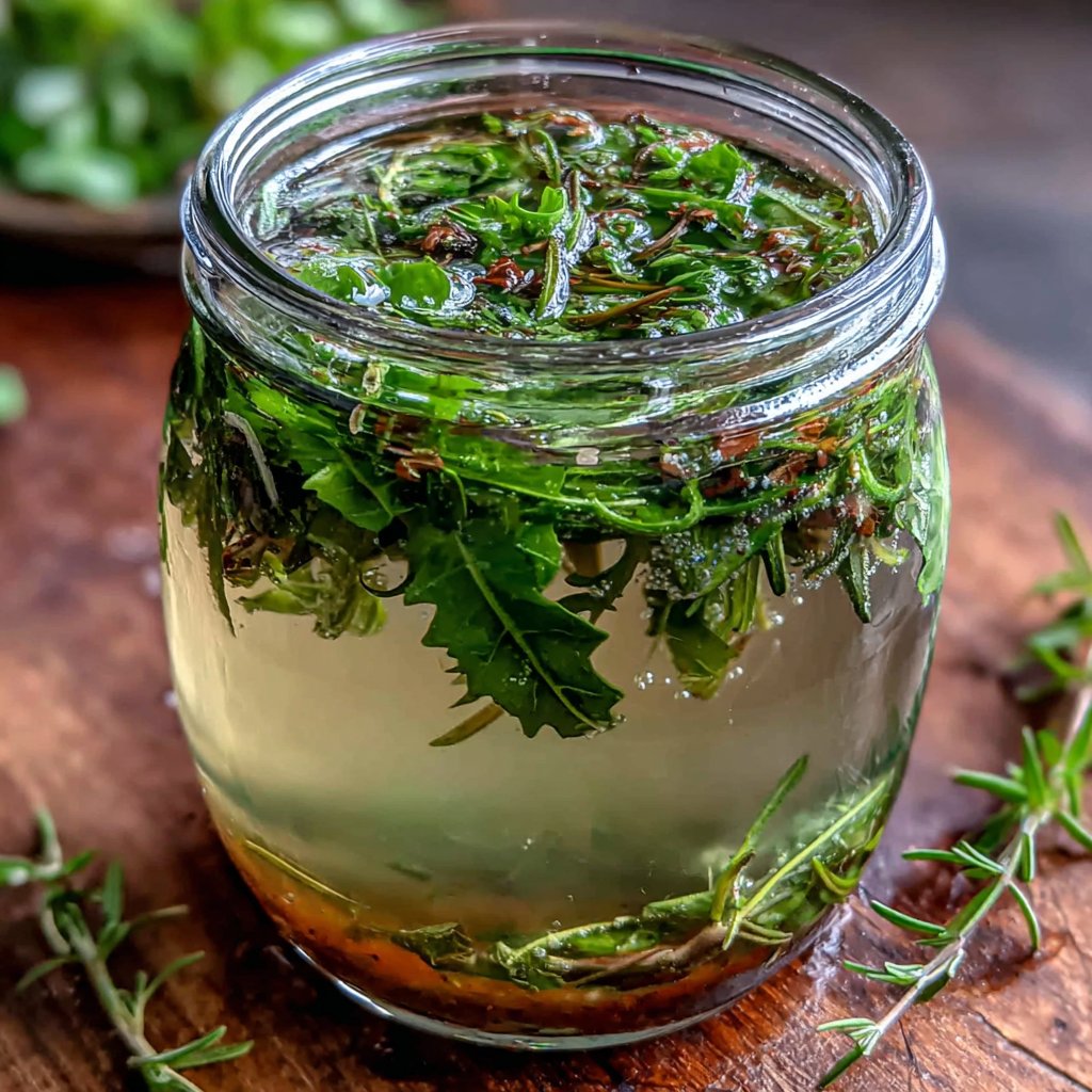 Dandelion and Herb Infused Water